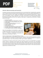 Seismic Data Processing