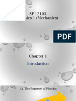Physics 1 (Mechanics) - Chapter 1