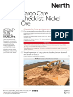 Cargo Care Checklist Nickel Ore