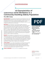 Prevalence and Characteristics of Subclinical Atrial Fibrillation in A Community-Dwelling Elderly Population