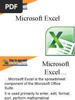 1 Introduction To MS Excel