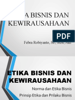 ETIKA BISNIS DAN KEWIRAUSAHAAN