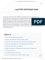 A - Cara Menghitung PTKP 2019 Wajib Pajak Orang Pribadi - Klikpajak