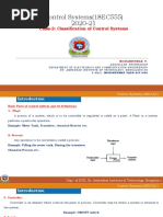 Classification of Control Systems