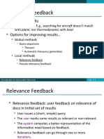Relevance Feedback: Improving Results