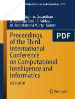 Proceedings of The Third International Conference On Computational Intelligence and Informatics