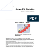 How To Set Up BW Statistics