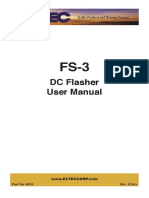 DC Flasher User Manual: Part No. 0FS3 Rev. 1216A