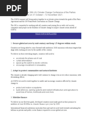 cop26 UK