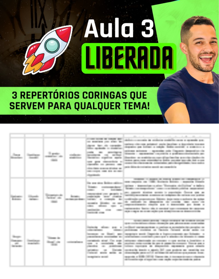 Material Da Aula 3 - Repertórios Coringa Que Servem Pra Qualquer Tema ...