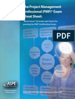 The Project Management Professional (PMP) Exam Cheat Sheet