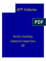 MATLAB P: Architecture: Ron Choy, Alan Edelman Laboratory For Computer Science MIT