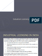 Industrial Licensing