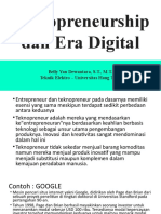 Technopreneurship Dan Era Digital