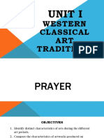 1st QTR PRES ARTS Unit 1 - Western Classical Art Traditions