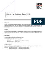 SF - To - Air Bushings, Types PEG: Data Sheet No. 1.75/1