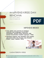 Week 12 Intervensi Krisis Dan Bencana