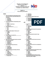 Qdoc - Tips - q1 Exam For Mapeh 10