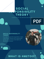 Social Responsibility Theory: A Case Study On #Metoo Movement