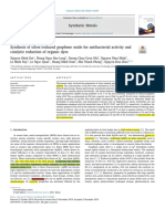 Synthesis of Silverreduced Graphene Oxide For Antibacterial Activity