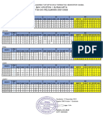 Jadwal 2021 2022 Pembelajaran Daring Gasal 15 November 2021