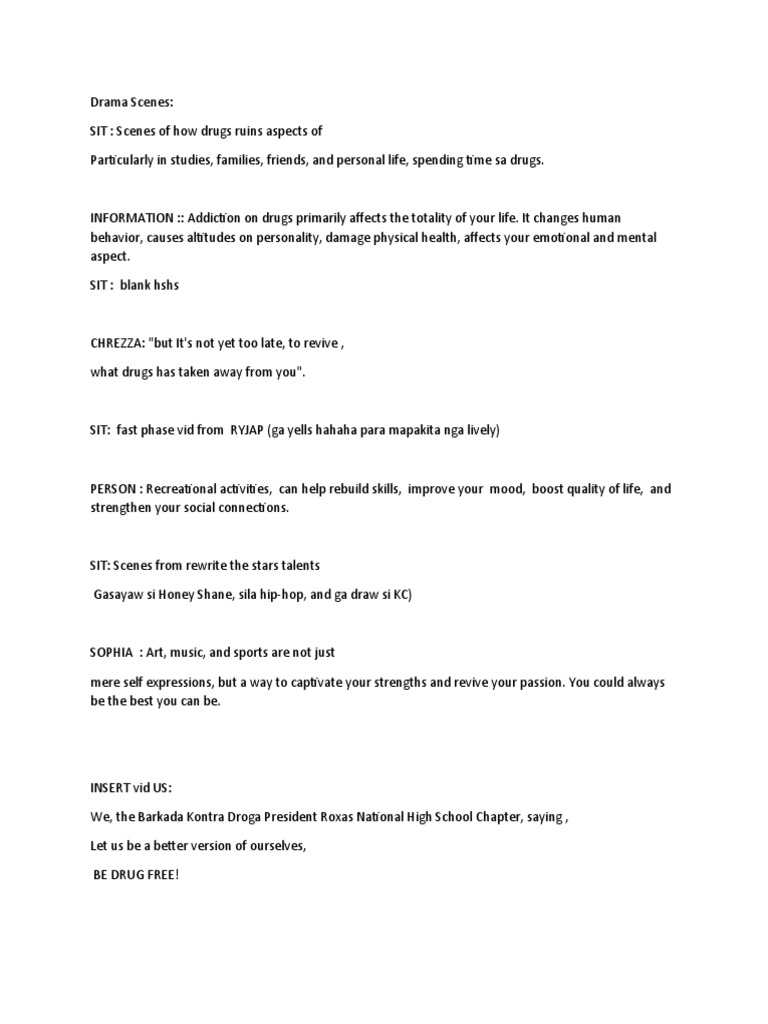 Script Drugs | PDF | Social Science