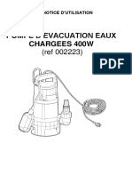 Pompe D'Evacuation Eaux Chargees 400W (Ref 002223)