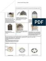The Gothic Window: Tracery - Ornamental Work of Branchlike Lines Especially The Lacy Openwork in The Upper Part of