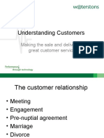 Understanding Customers - Presentation by Waters Tons