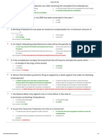 Customer Grievance Redressal- EXAM1