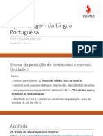 Aprendizagem Língua Portuguesa