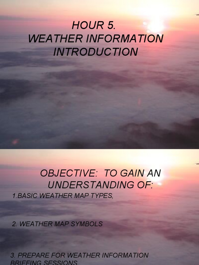 An Introduction to Weather Maps, Symbols, and Preparing for Weather