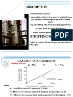 Gas-Liquid Absorption and Stripping Processes