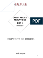 Bba1 - Support de Cours Comptabilite Analytique