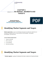 Identifying Market Segments and Targets: Business Studies Department, BUKC
