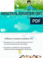 analytical exposition