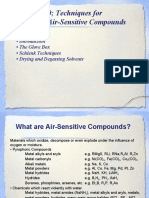 Chem 1140 Techniques For Handling Air-Sensitive Compounds