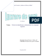 75359385 Probe de Identificare a Elementelor in Compuşii Organici