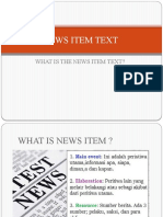 News Item Text Ppt