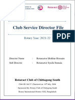 Club Service Director File 2021-22