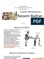 Tradition AND Modernity: Rassem Badran