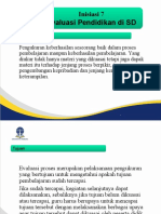 Inisiasi 7. Evaluasi Pendidikan Di SD