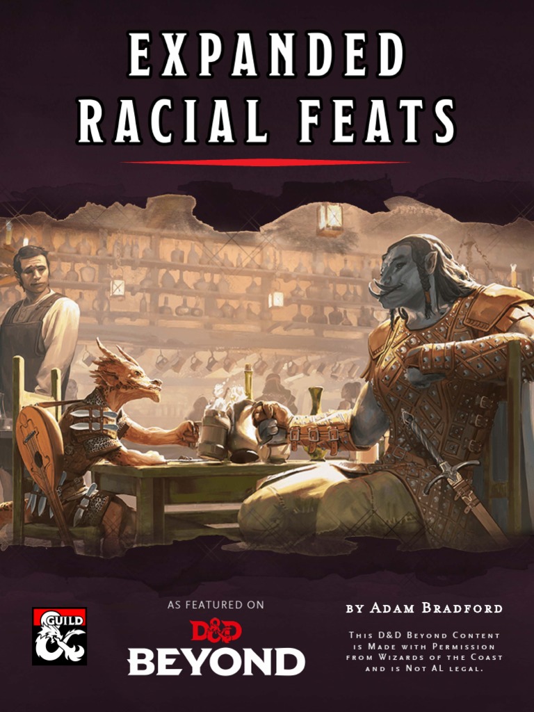 XGE Bonus - Expanded Racial Feats | PDF | D20 System | Dungeons & Dragons