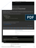 Powershell - Anidado ForEach en PowerShell PDF