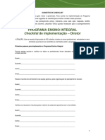 Checklist implementação PEI