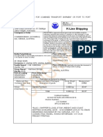 Form 4 Global Bill of Lading Title