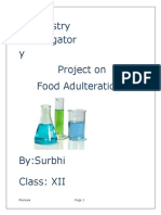 Detecting Common Food Adulterants