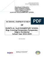 Elenita M. Sajo School Improvement Plan