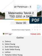 Kuliah 5 - MTK2 - 2021 Vektor 3D