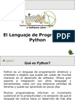 El Lenguaje de Programación Python